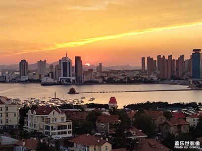 青島的晚霞