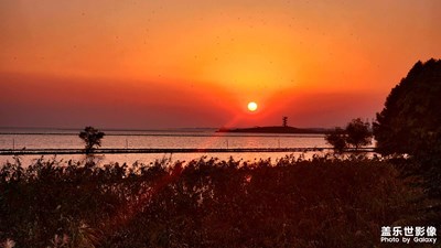 日落??