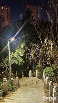 夜幕下的城市燈火