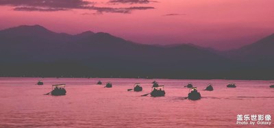 夕陽·西湖