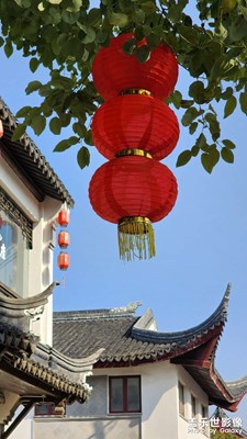 大年初五，蘇州花山，木瀆古鎮(zhèn)