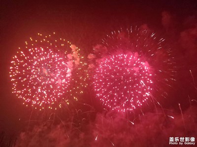 《快樂新年》+煙花和美食