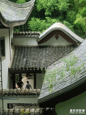 【城市名片】+岳麓書院一角