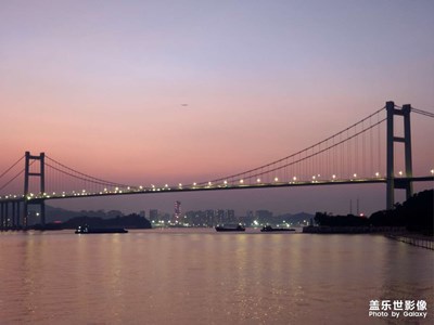 【浮光掠影】傍晚的虎門大橋