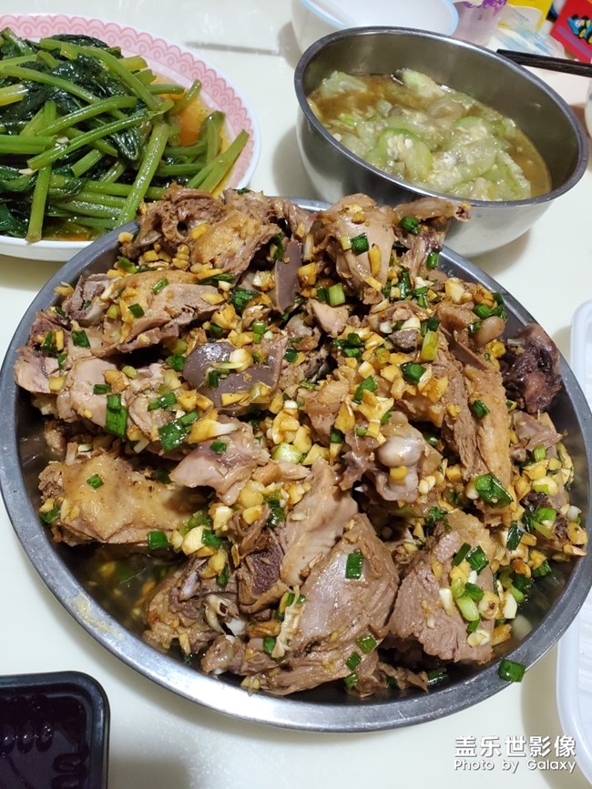 自己家里做的鴨肉