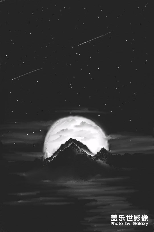 spen 原創(chuàng)畫作《夜》