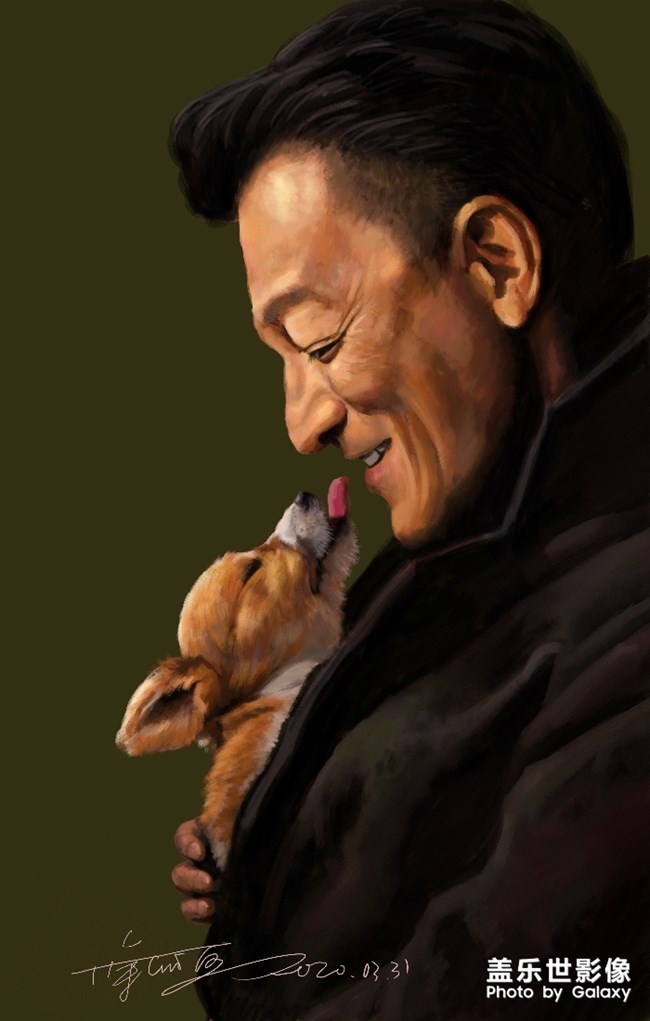 spen繪畫(huà)永遠(yuǎn)的巨星劉德華