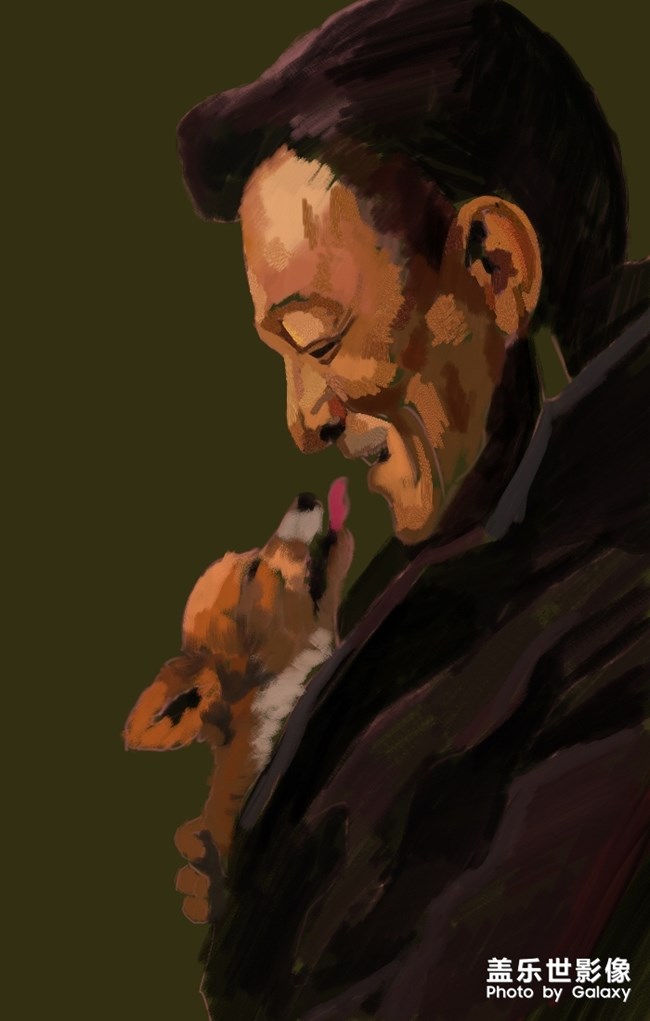 spen繪畫(huà)永遠(yuǎn)的巨星劉德華