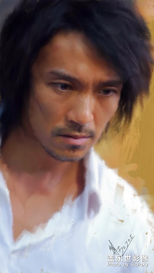 繪畫《周星馳》