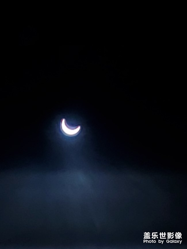深圳這里拍的日食
