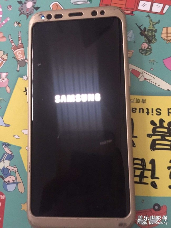 手機死機，三星的手機