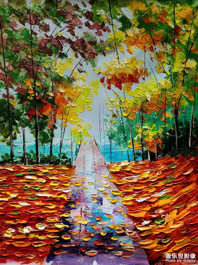 深圳大芬油畫村展畫