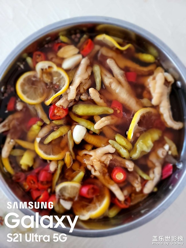 今日份檸檬泡椒雞爪