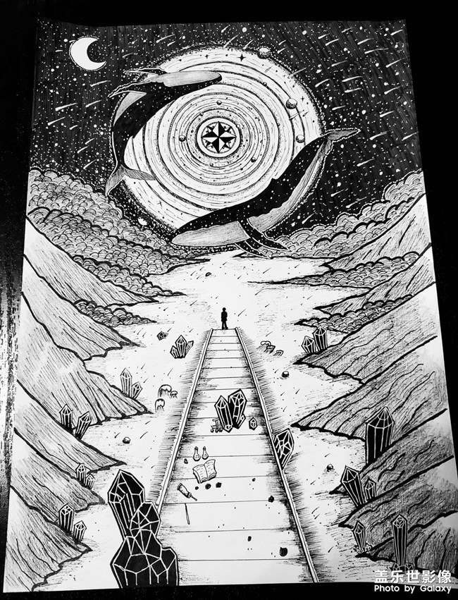 【手繪】黑白世界