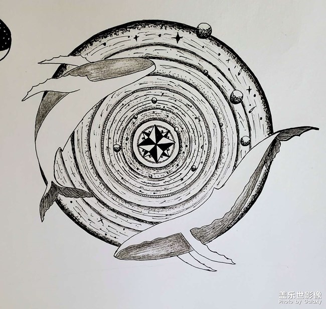 【手繪】黑白世界