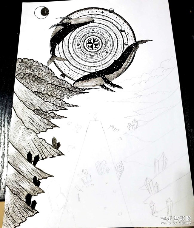 【手繪】黑白世界