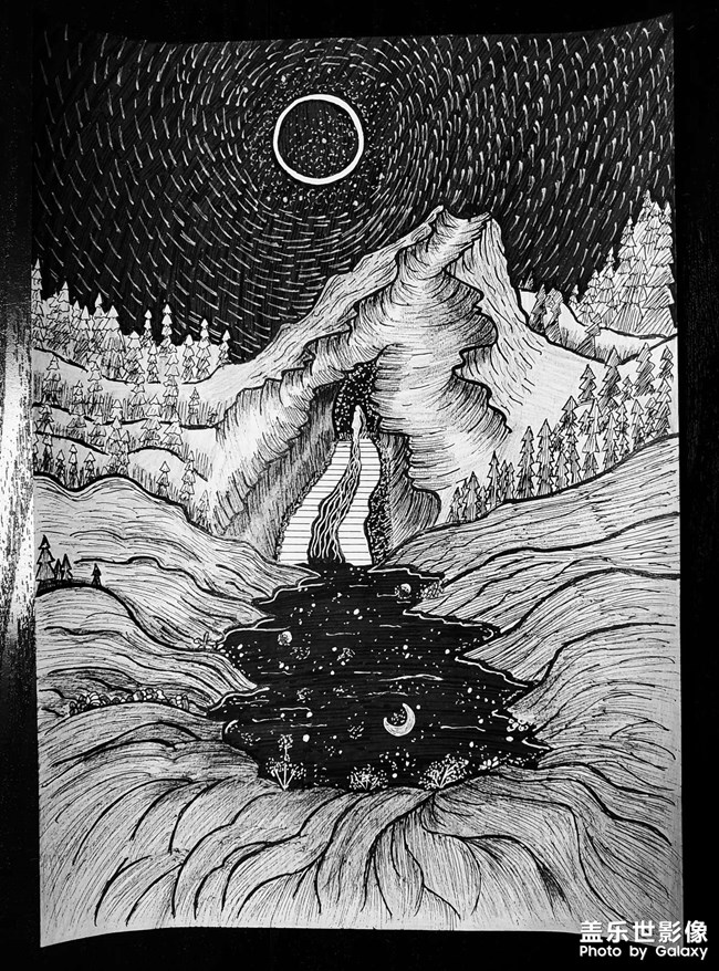 【手繪】黑白世界