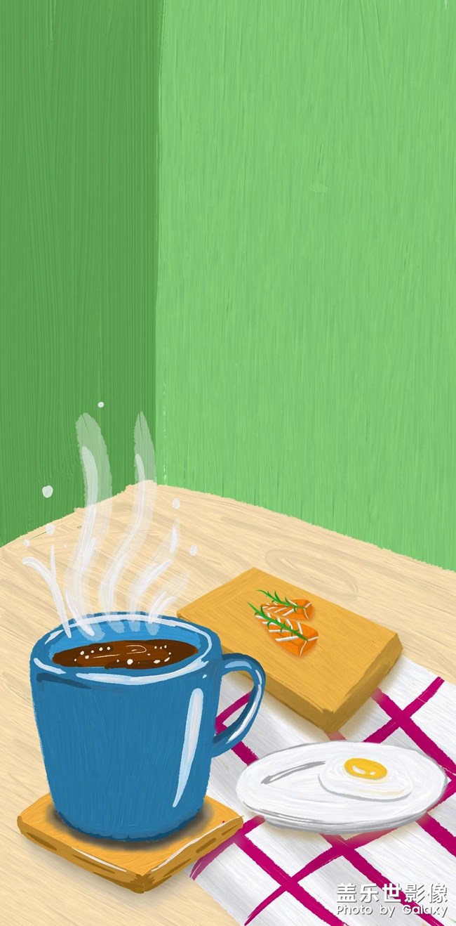 spen繪制油畫涂鴉壁紙