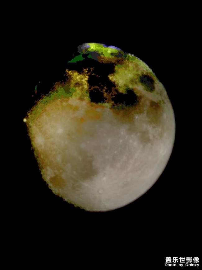 今晚的月亮有色彩