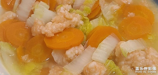 翡翠琥珀蝦滑湯