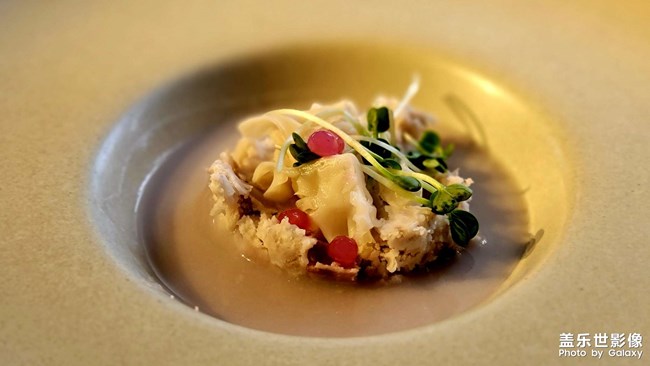 素食館的精美食品